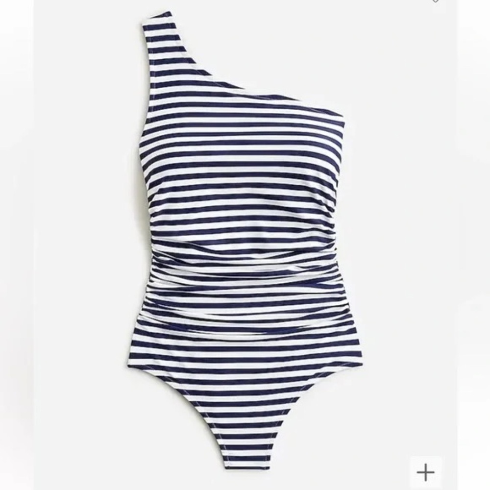 NWT J. Crew one shoulder swimsuit 24